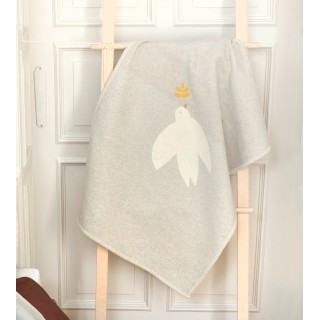 Lili pledd "dove" 70x90