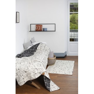 Gulvteppe "Dogs allover" 75x120