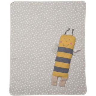Juwel pledd i dukke "bee" 70x90