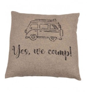 Putetrekk "Yes we camp", smoke str 50x50