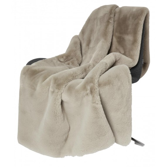 Fluffy blanket Taupe