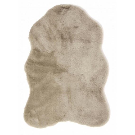 Fluffy rug Taupe