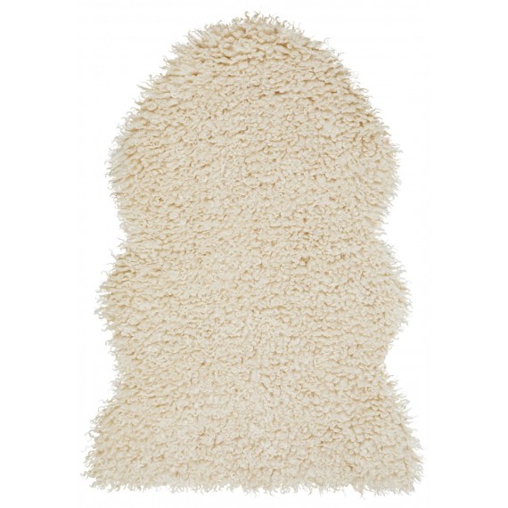 Wooly rug beige