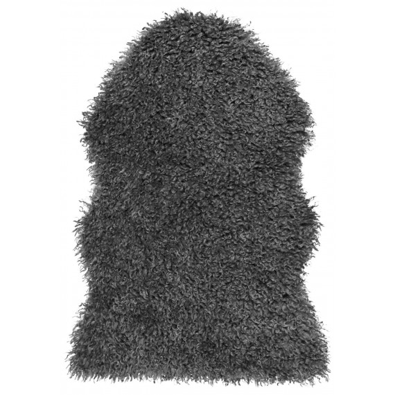 Wooly rug grey