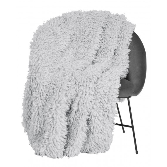 Wooly blanket silver