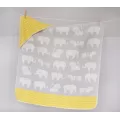 Juwel hooded blanket "zoo" str 80x80