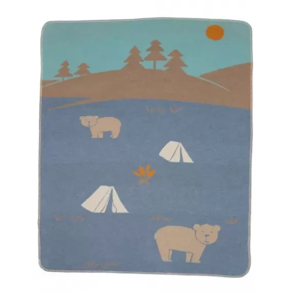 Juwel Babyteppe "Camping bears" str 70x90