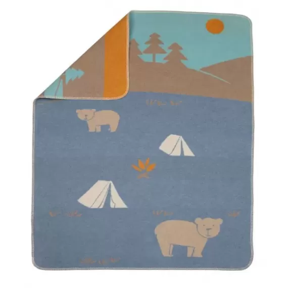 Juwel Babyteppe "Camping bears" str 70x90