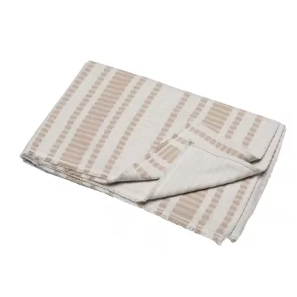 Pledd sommerlig, beige, str 140x200