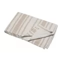 Pledd sommerlig, beige, str 140x200