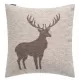 Silvretta putetrekk "Centered deer" smoke str 50x50