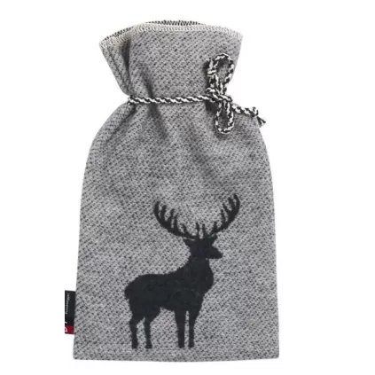 Varmeflaske Centered deer, grey, smoke 2L