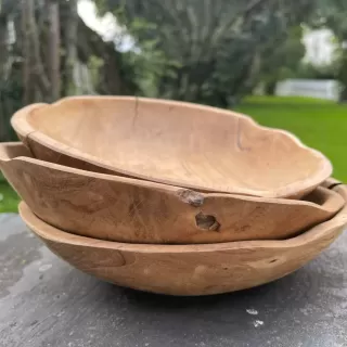 Ingri bolle Ø20cm, Teak