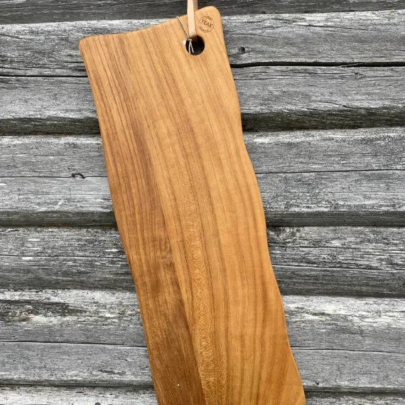 Stor fjøl/serveringsbrett Teak