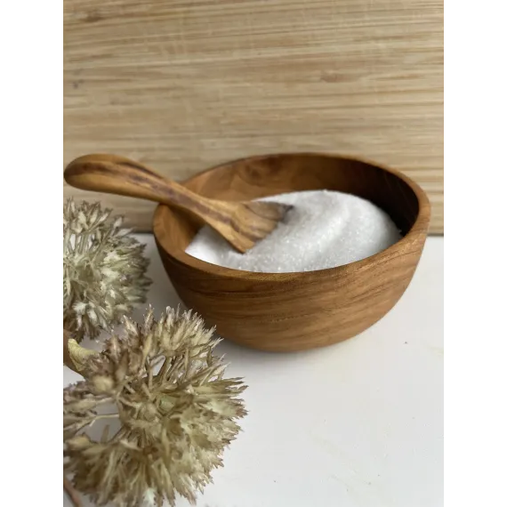 Sukkerskål i teak