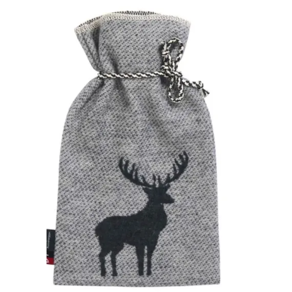 Varmeflaske Centered deer, grey, smoke 2L