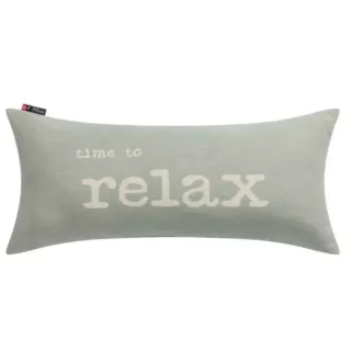 Pute med fyll "Relax", lt green str 26x60
