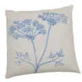 Alba putetrekk "Floral" grå/blå str 50x50