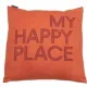 Putetrekk "My happy place", str 50x50