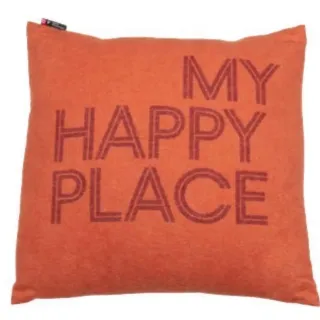 Putetrekk "My happy place", str 50x50