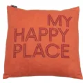 Putetrekk "My happy place", str 50x50