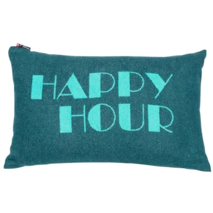 Putetrekk "Happy hour", grønn str 40x60