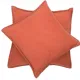 Putetrekk "Basic", terracotta str 40x40