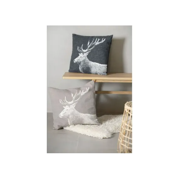 Putetrekk "Stag", smoke str 50x50
