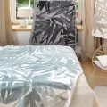 Bamboo pledd Leaves, str 150x200