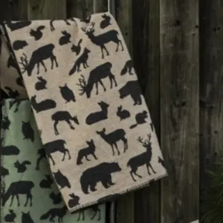 Sylt pledd "Forest Animals" 140x200
