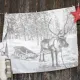 Savona pledd "Reindeer", str 150x200