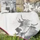 Luca pledd "Cow", str 140x200