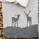 Savona "Silhouettes of stags", 150x200