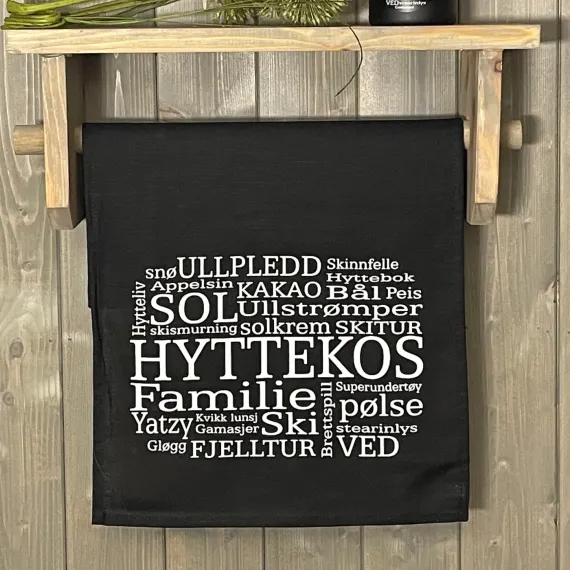 Kjøkkenhåndkle "Hyttekos" Lin/bomull