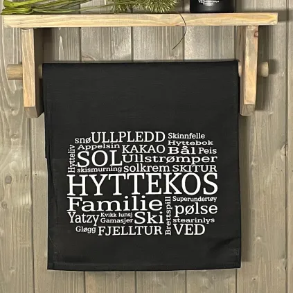 Kjøkkenhåndkle "Hyttekos" Lin/bomull