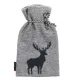 Varmeflaske Centered deer, grey, smoke 2L