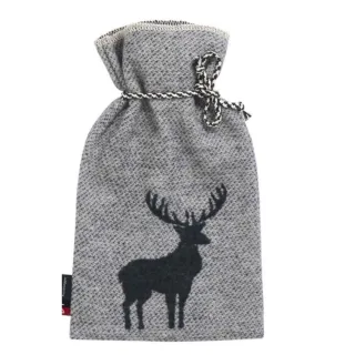 Varmeflaske Centered deer, grey, smoke 2L