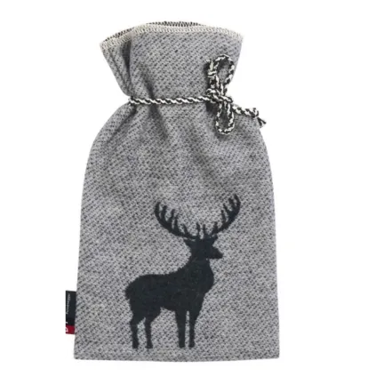 Varmeflaske Centered deer, grey, smoke 2L