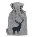 Varmeflaske Centered deer, grey, smoke 2L