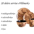 Servise "Villmark" 20-deler