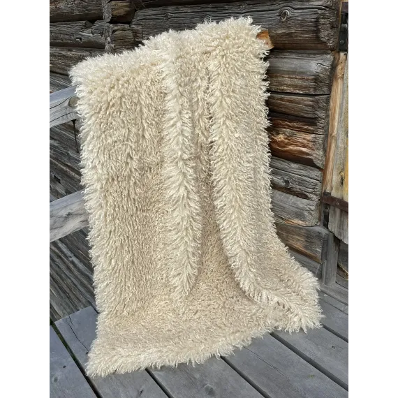 Wooly pledd, Beige