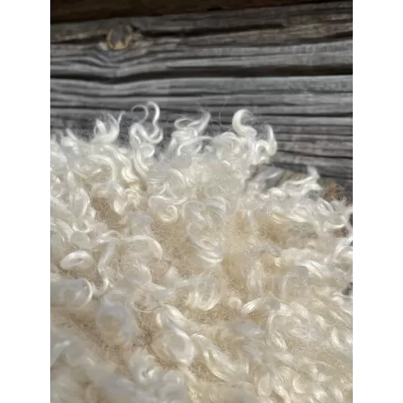 Wooly dobbel "skinnfelle", brun str 60x180