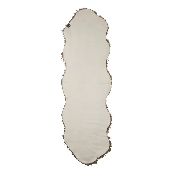 Wooly dobbel "skinnfelle", brun str 60x180