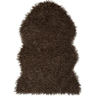 Wooly enkel "skinnfelle", Brown str 60x90