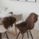 Wooly enkel "skinnfelle", Brown str 60x90
