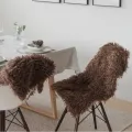 Wooly enkel "skinnfelle", Brown str 60x90