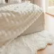Wooly dobbel "skinnfelle", Beige 60x180