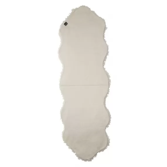 Wooly dobbel "skinnfelle", Light Beige 60x180