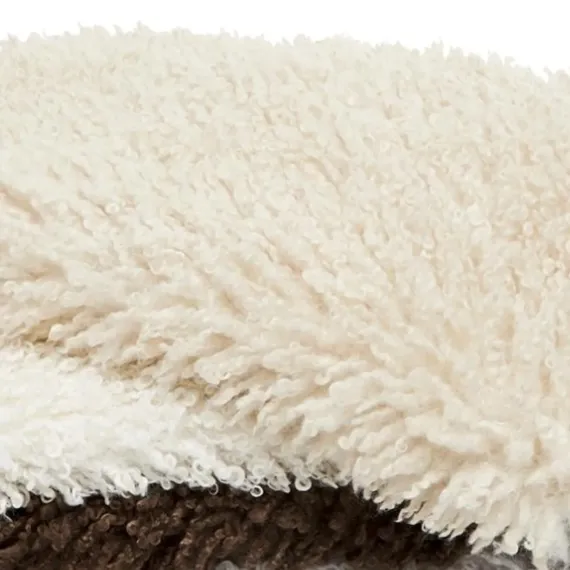Wooly dobbel "skinnfelle", Beige 60x180