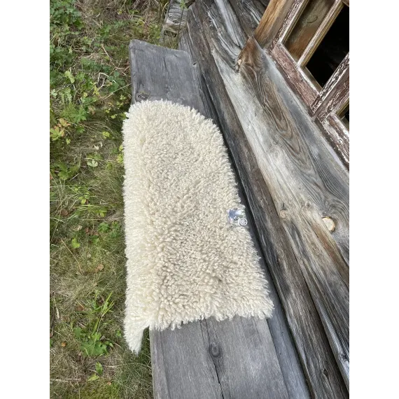 Wooly enkel "skinnfelle", Beige str 60x90